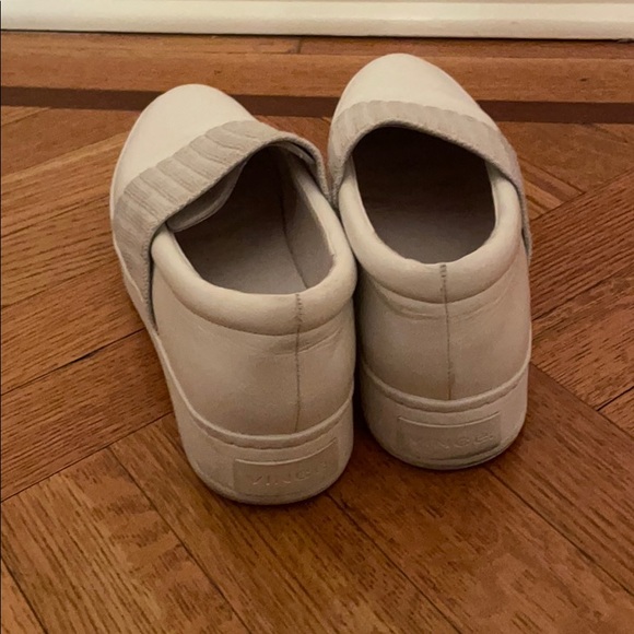Vince white slip on platform sneakers - Picture 2 of 3